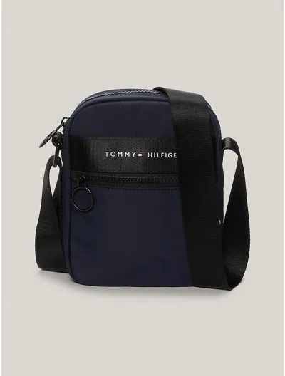 Tommy Hilfiger Tommy Logo Mini Reporter Bag In Navy