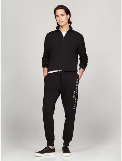 Tommy Hilfiger Tommy Logo Sweatpant In Black