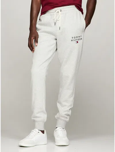 Tommy Hilfiger Tommy Logo Sweatpant In Grey Heather