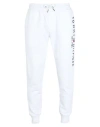 Tommy Hilfiger Tommy Logo Sweatpants Man Pants White Size Xl Cotton
