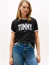 Tommy Hilfiger Tommy Logo T In Black