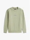 Tommy Hilfiger Tommy Logo Tipped Sweatshirt In Green