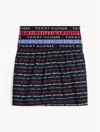 Tommy Hilfiger Tommy Logo Woven Boxer 3 In Thorn