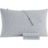 Tommy Hilfiger Tommy Reversible 200 Thread Count Sheet Set In Navy