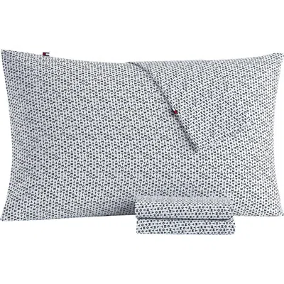 Tommy Hilfiger Tommy Reversible 200 Thread Count Sheet Set In Gray