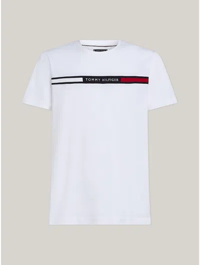 Tommy Hilfiger Tommy Ribbed Inset Logo T In White