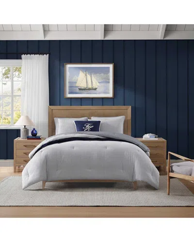 Tommy Hilfiger Tommy Sandbar Stripe Texture Cotton Seersucker Comforter Set In Multi