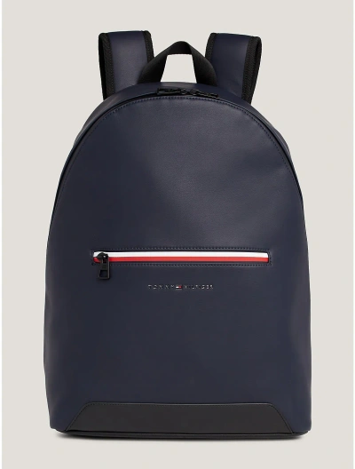 Tommy Hilfiger Tommy Stripe Dome Backpack In Space Blue