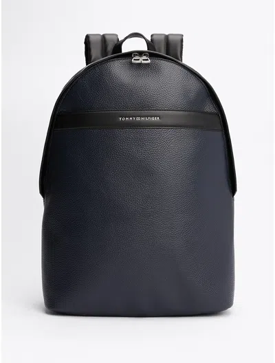 Tommy Hilfiger Tommy Stripe Dome Backpack In Space Blue