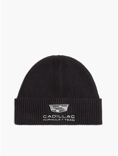 Tommy Hilfiger Tommy X Cadillac F1 Team Replica Beanie In Black