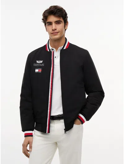 Tommy Hilfiger Tommy X Cadillac F1 Team Replica Bomber In Black