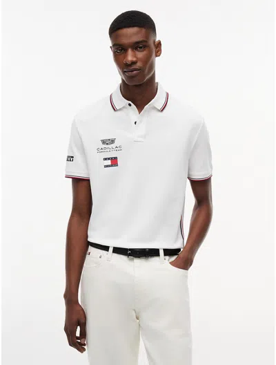 Tommy Hilfiger Tommy X Cadillac F1 Team Replica Polo In White