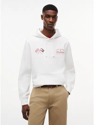 Tommy Hilfiger Tommy X Cadillac F1 Team Speed Hoodie In White
