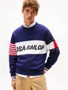 Tommy Hilfiger Tommy X Us Sailgp Team Cotton Sweater In Blue