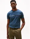 Tommy Hilfiger Tonal Flag Logo T In Blue