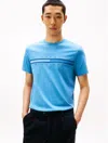 Tommy Hilfiger Tonal Flag Logo T In Blue