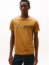 Tommy Hilfiger Tonal Flag Logo T In Brown