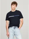 Tommy Hilfiger Tonal Flag Logo T In Navy