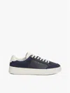 Tommy Hilfiger Tonal Logo Court Sneaker In Space Blue