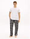 Tommy Hilfiger Top And Pant Print Sleep Set In White