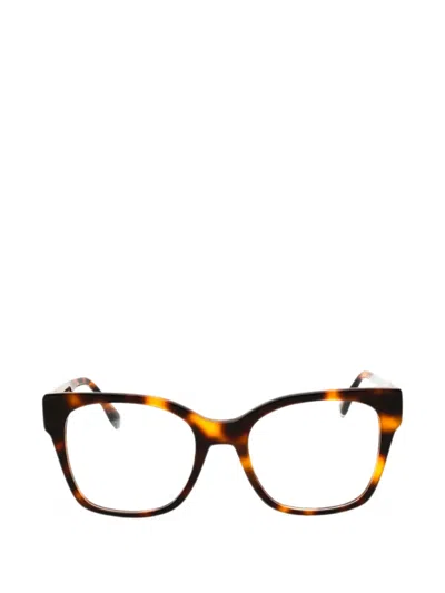 Tommy Hilfiger Tortoiseshell-effect Rectangle-frame Glasses In Brown