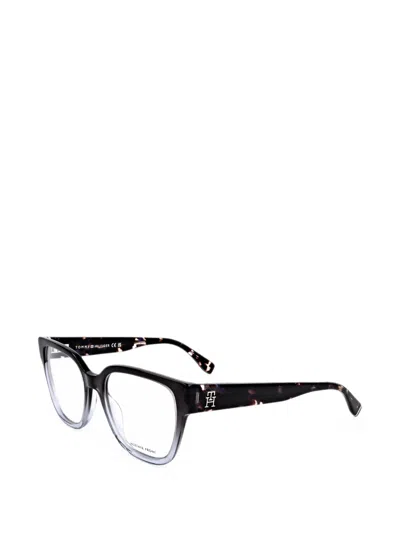 Tommy Hilfiger Tortoiseshell-effect Square-frame Glasses In Multi