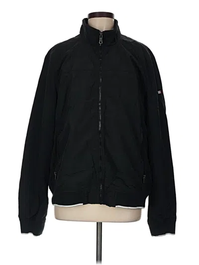 Pre-owned Tommy Hilfiger Track Jacket In Black