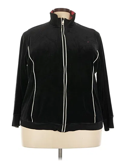 Pre-owned Tommy Hilfiger Track Jacket In Black