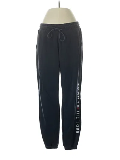 Pre-owned Tommy Hilfiger Track Pants In Black