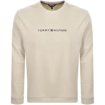 Tommy Hilfiger Track Top Sweatshirt Beige In Neutral