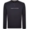 Tommy Hilfiger Track Top Sweatshirt Navy In Blue