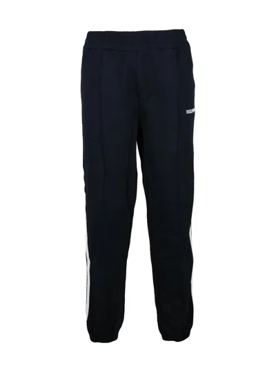 Tommy Hilfiger Tracksuit Bottoms With Elasticated Waistband And Side Stripes In Black