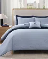 Tommy Hilfiger Trellis Flag Texture 3-pc. Comforter Set, King In Blue