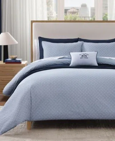 Tommy Hilfiger Trellis Flag Texture Comforter Sets In Blue