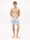 Tommy Hilfiger Tropical Print 7" Swim Trunk In Tropical Conversational