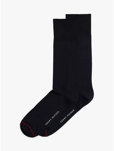 Tommy Hilfiger Trouser Sock 2pk In Navy
