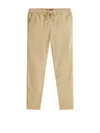 Tommy Hilfiger Harlem Relaxed Fit Tapered Pants In Linen Blend In Nude