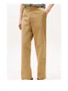 Tommy Hilfiger Camel Coloured Trousers With Button Closure And Zip. In Brown