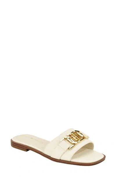 Tommy Hilfiger Trulei Slide Sandal In White