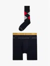 Tommy Hilfiger Trunk And Sock 3 In Blue