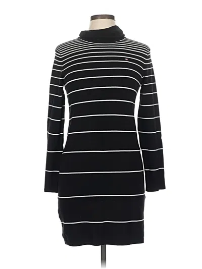 Pre-owned Tommy Hilfiger Turtleneck Sweater In Black