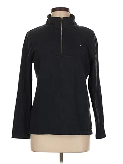 Pre-owned Tommy Hilfiger Turtleneck Sweater In Black