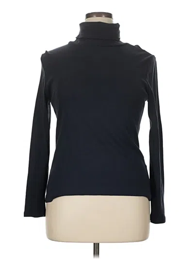 Pre-owned Tommy Hilfiger Turtleneck Sweater In Black