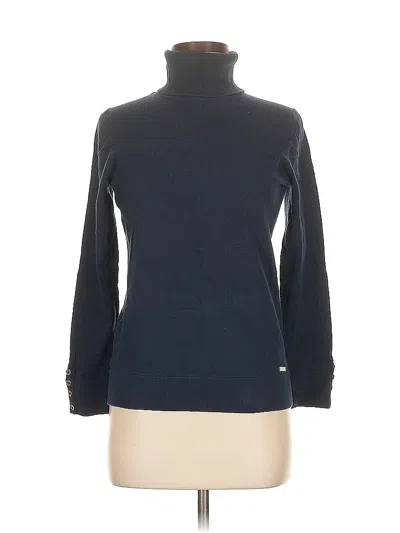Pre-owned Tommy Hilfiger Turtleneck Sweater In Blue