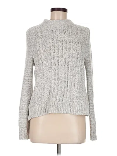 Pre-owned Tommy Hilfiger Turtleneck Sweater In Gray