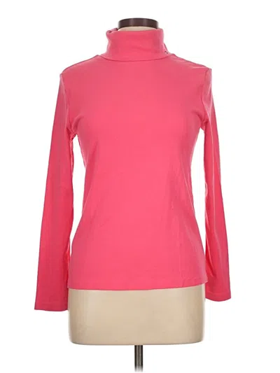 Pre-owned Tommy Hilfiger Turtleneck Sweater In Pink