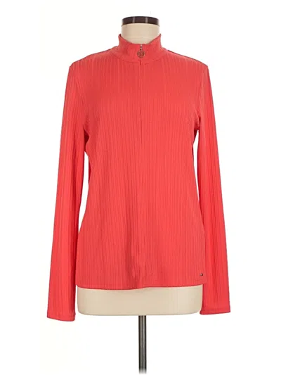 Pre-owned Tommy Hilfiger Turtleneck Sweater In Red