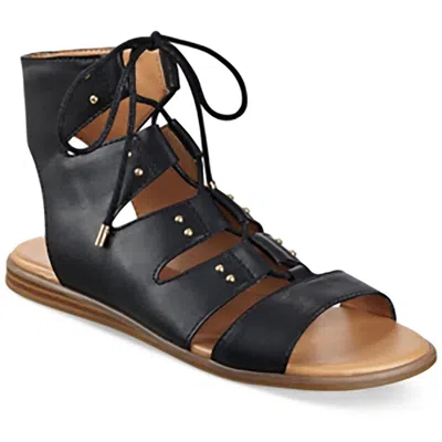 Tommy Hilfiger Twbeautie Womens Lace-up Man Made In Black