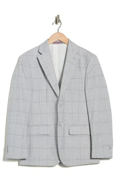 Tommy Hilfiger Two Button Notch Lapel Sport Coat In Gray