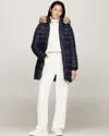 Tommy Hilfiger Tyra Long Down Faux Fur Womens Jacket